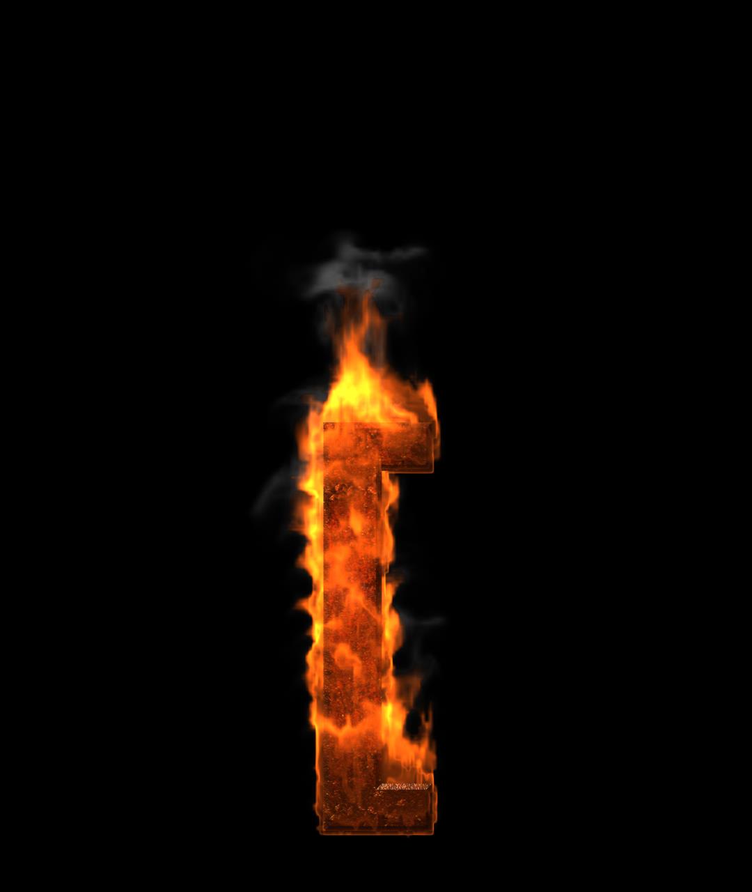 Left Square Bracket On Fire