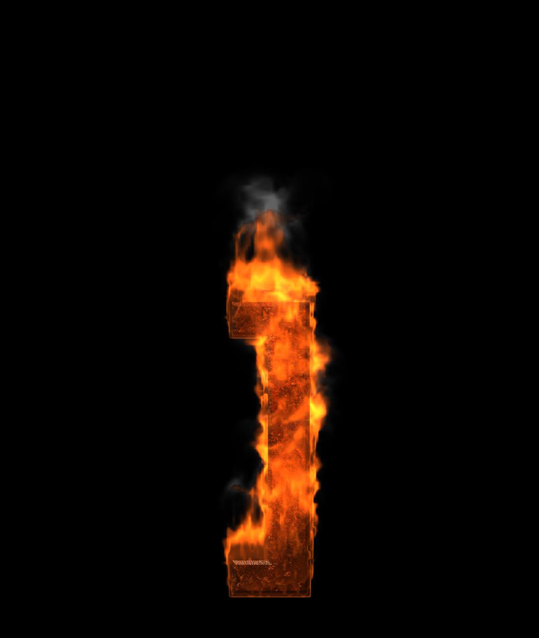 Right Square Bracket On Fire