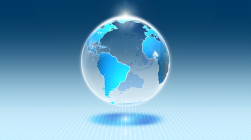 Rotating Glass Globe (Loop)