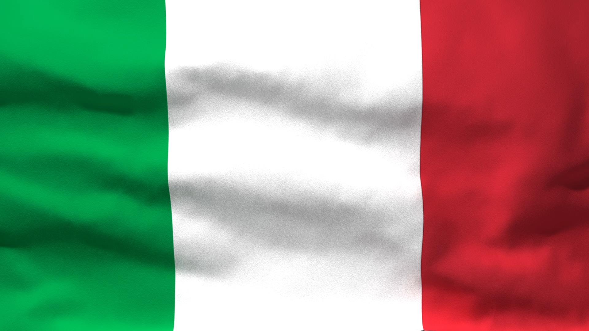Waving Flag of Italy