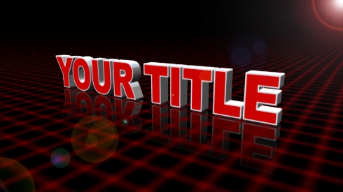 3D Title